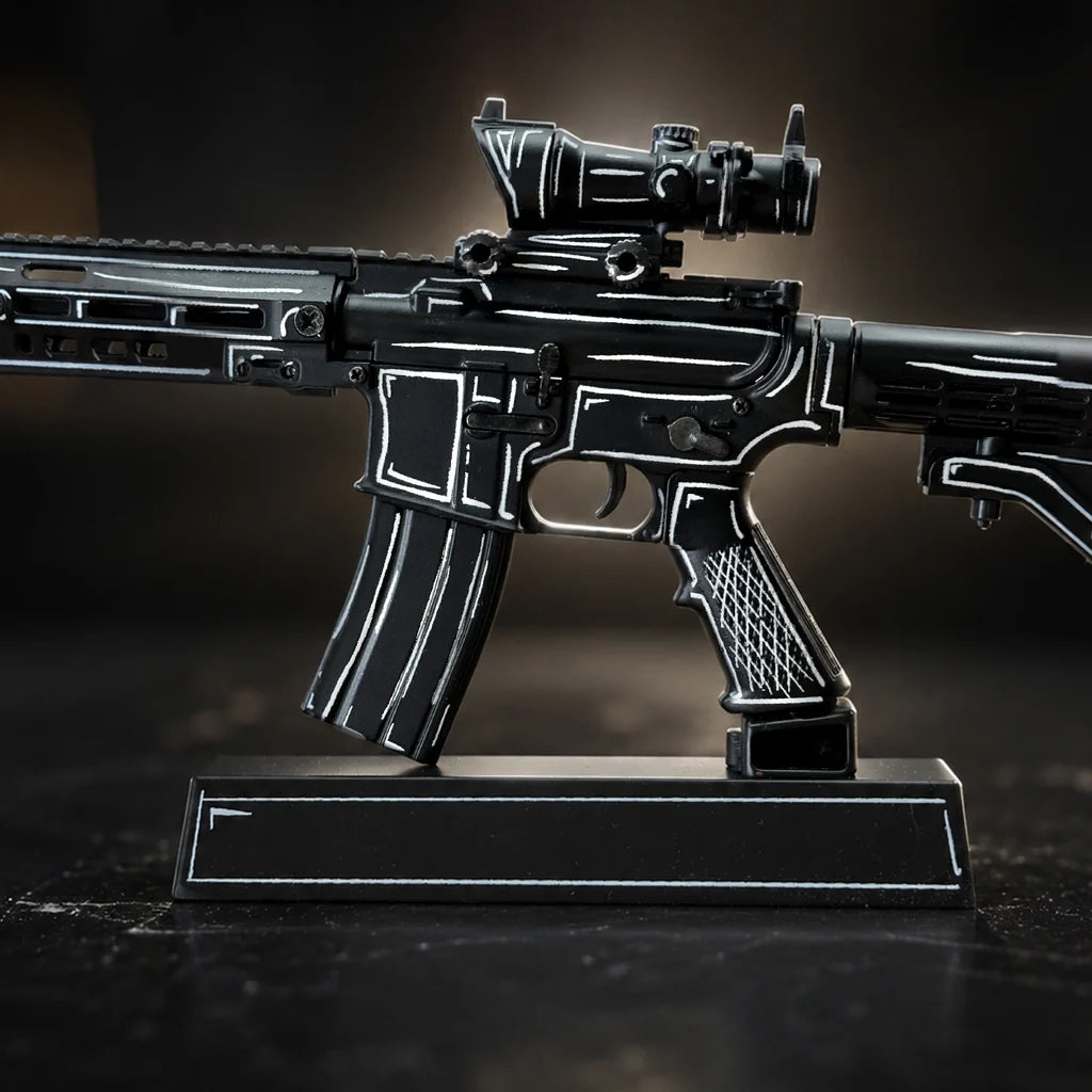Goat Guns AR15 Model - Cel Shade