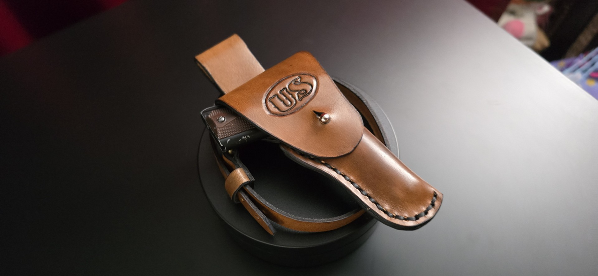 1911 GG Military Style Holster W/belt