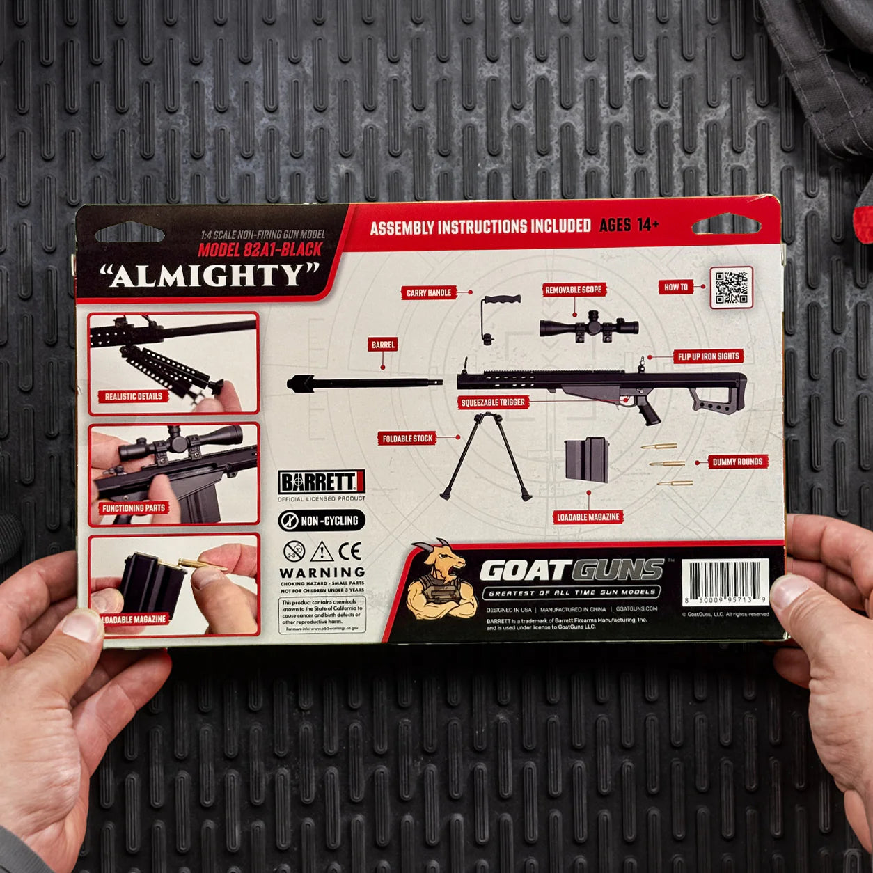 Goat Guns BARRETT 50cal Model - Black