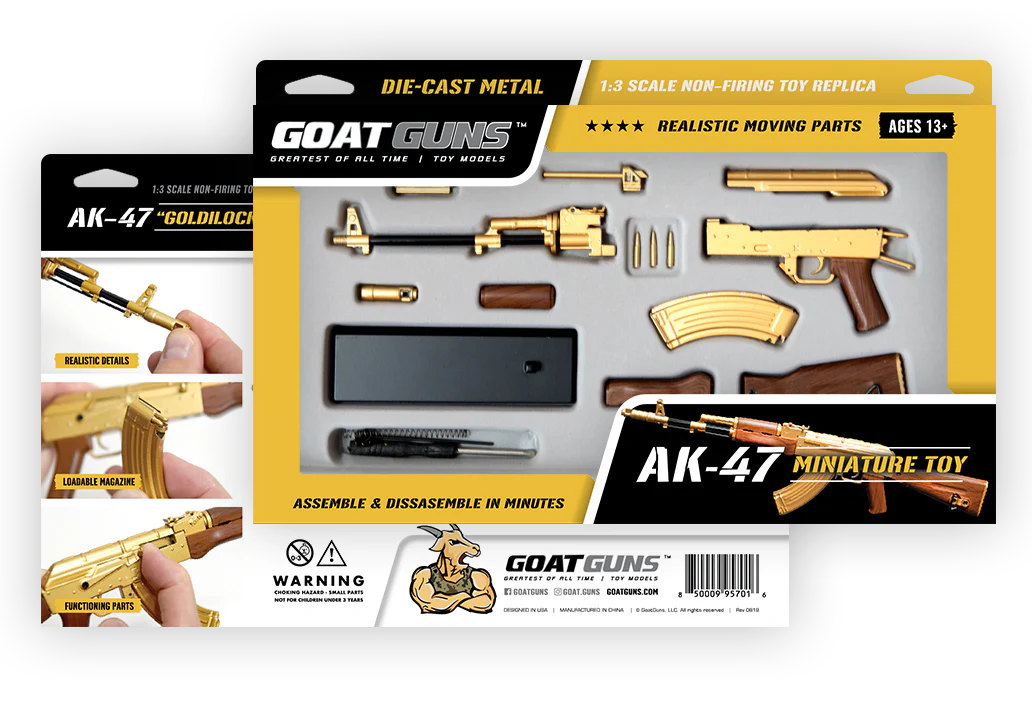 Goat Guns AK47 Model - Gold