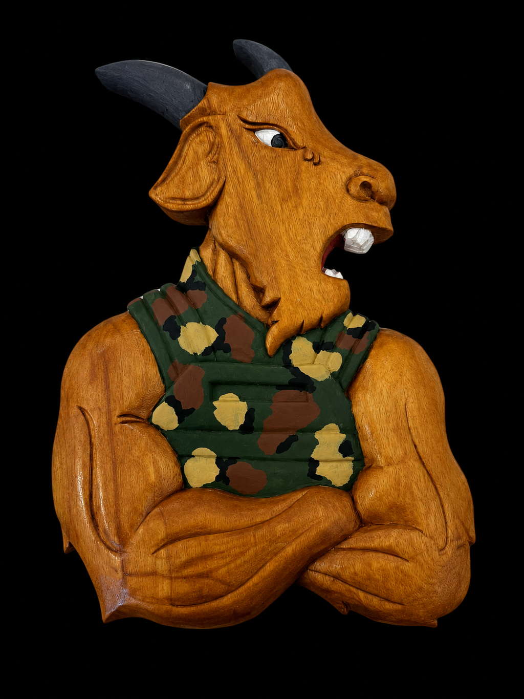 Custom "Sarge" Wood Carvings