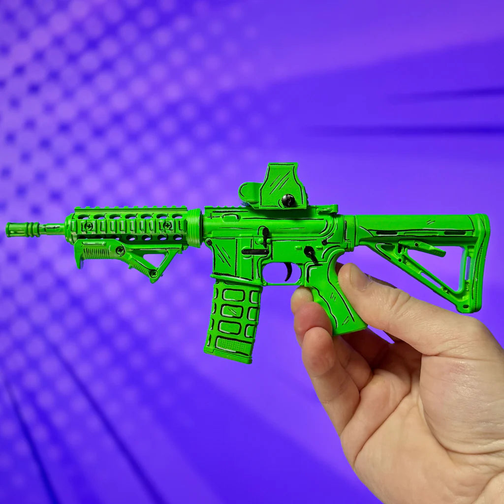 Goat Guns Limited Edition Green Cel-Shaded AR15 Model