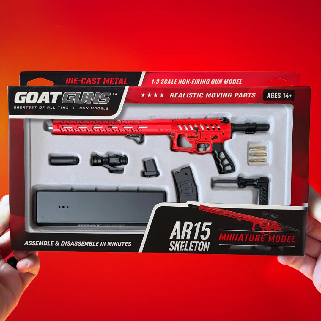 Goat Guns AR15 Skeleton Model RED