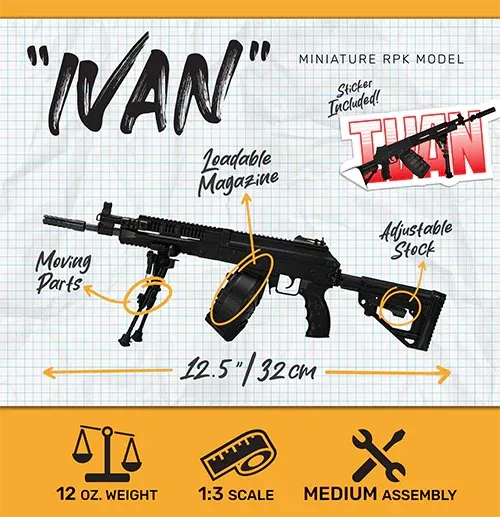 Goat Guns RPK Model - Black