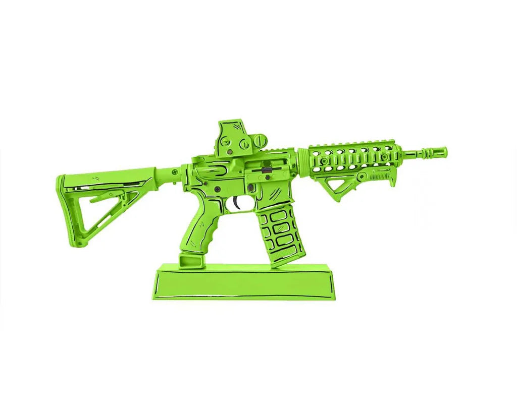 Goat Guns Limited Edition Green Cel-Shaded AR15 Model