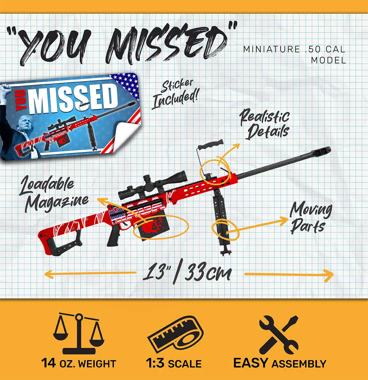 Goat Guns MAGA 1:4 Scale Model Limited Edition