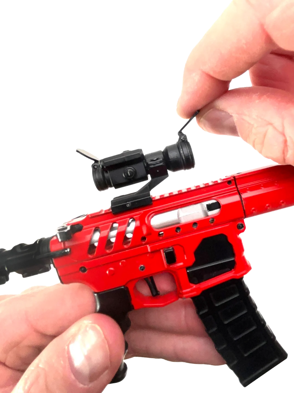 Goat Guns AR15 Skeleton Model RED