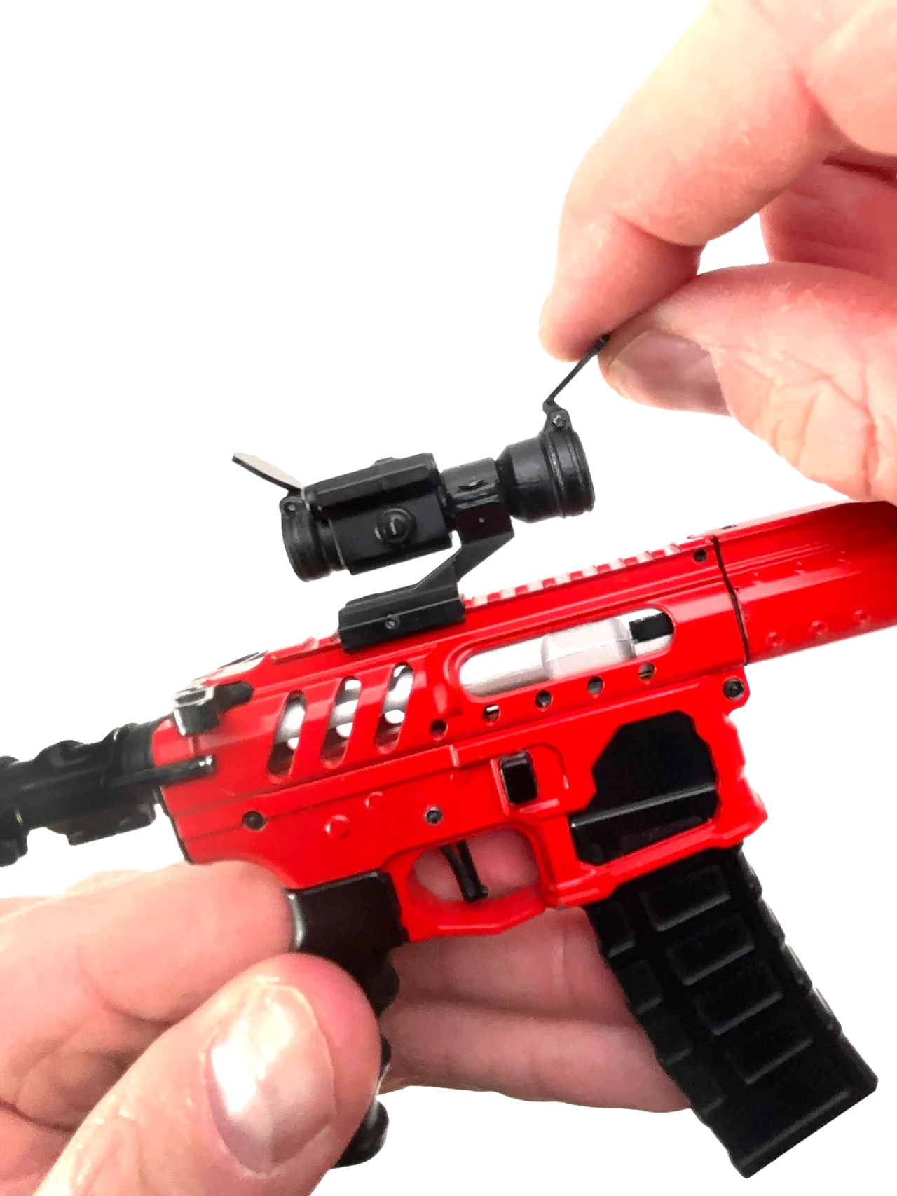 Goat Guns AR15 Skeleton Model RED