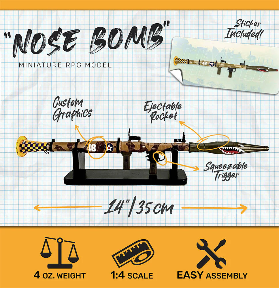 Goat Guns RPG 'Nosebomb' Scale Model Limited Edition