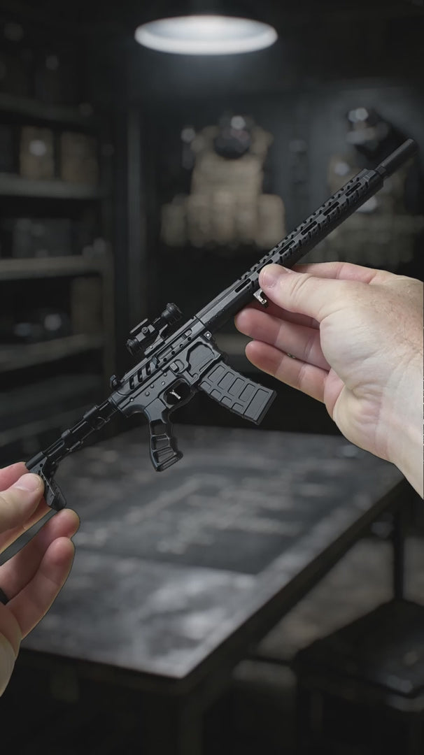 Goat Guns AR15 Skeleton Model Black