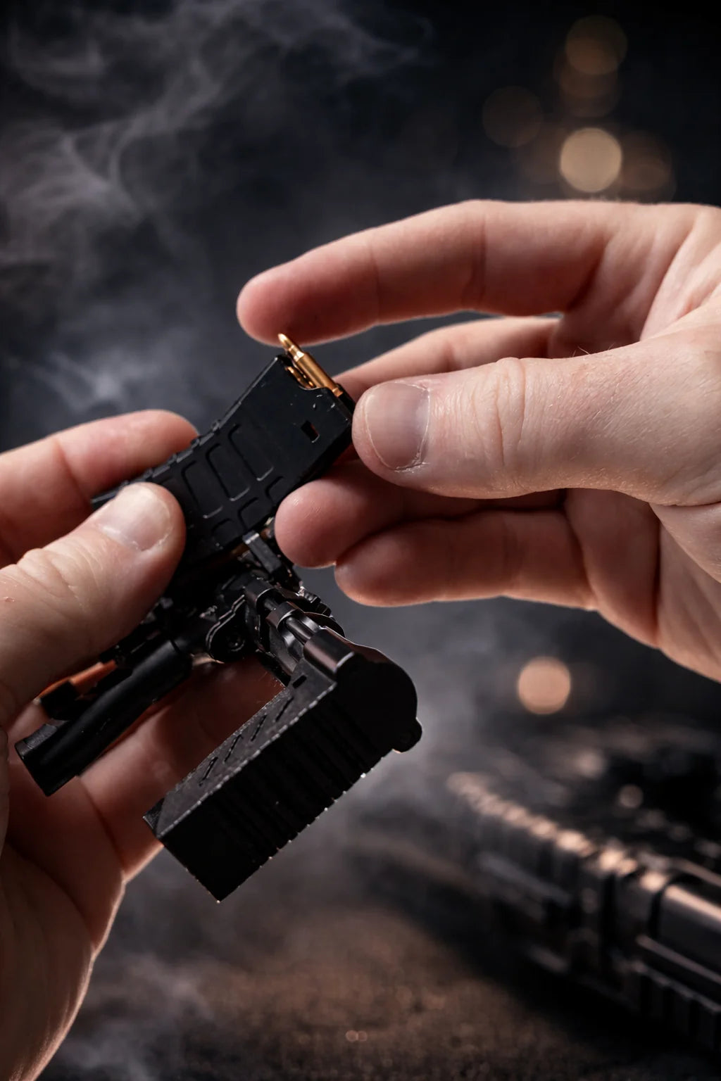 Goat Guns AR15 Skeleton Model Black