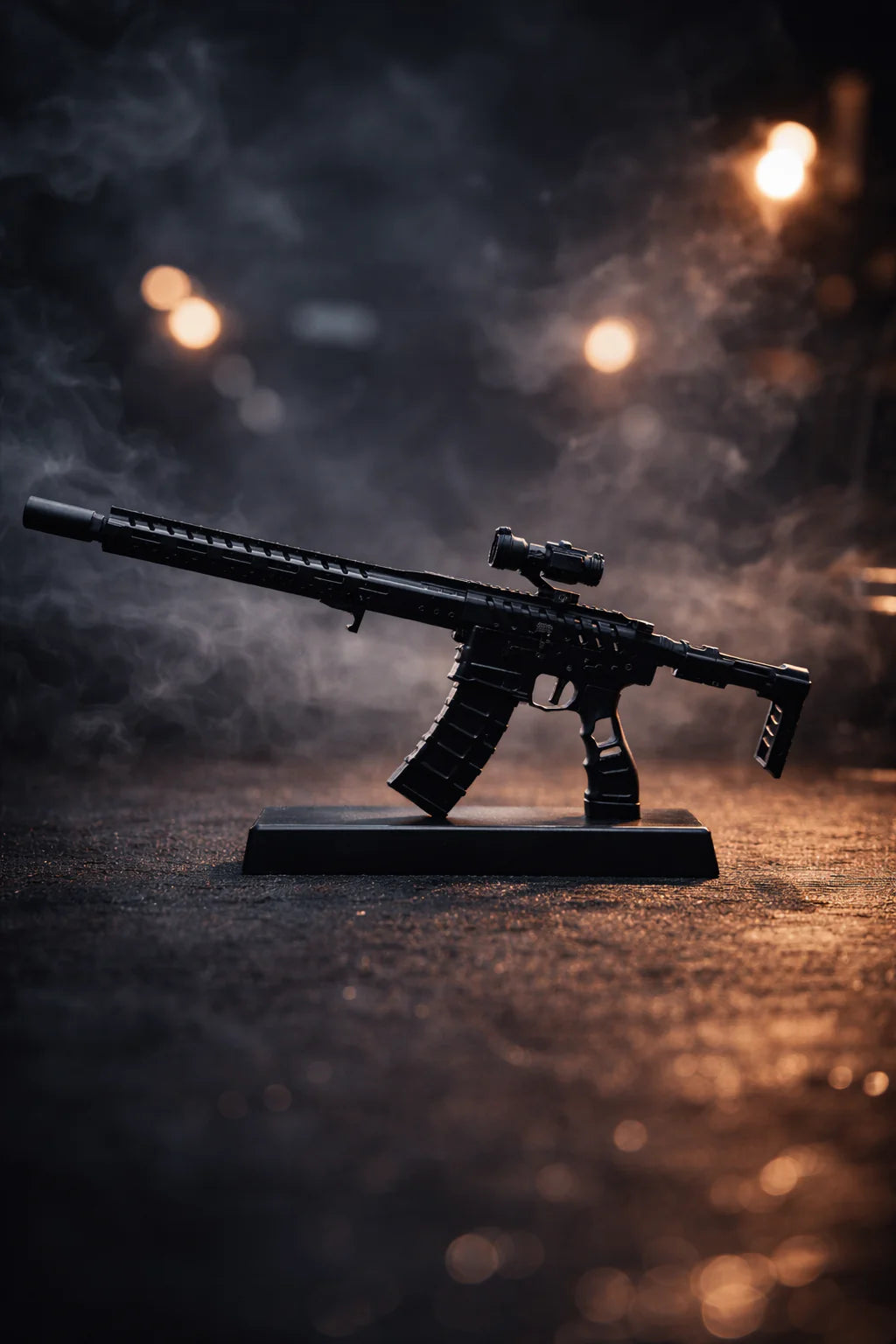 Goat Guns AR15 Skeleton Model Black